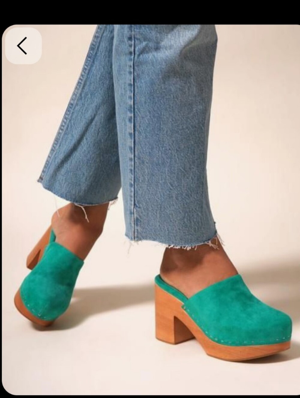 Charlotte Stone Teal Marlo Clogs - 8